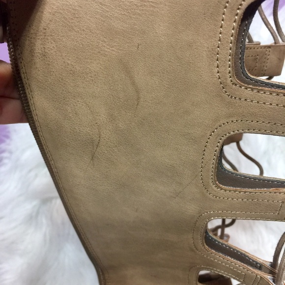 Mia Gladiator Lace-up Boots Sandals - Picture 6 of 7